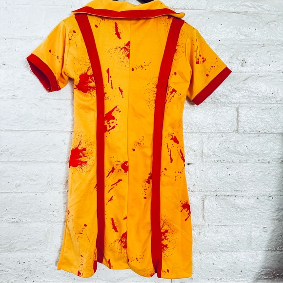 HALLOWEEN SEXY DRESS COSTUME ADULT LADIES WOMENS  Zombie HORROR  Size L - Picture 6 of 10